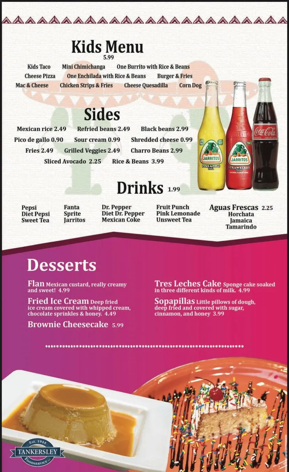 Los Locos Mexican Restaurant Menu - Updated November 2025