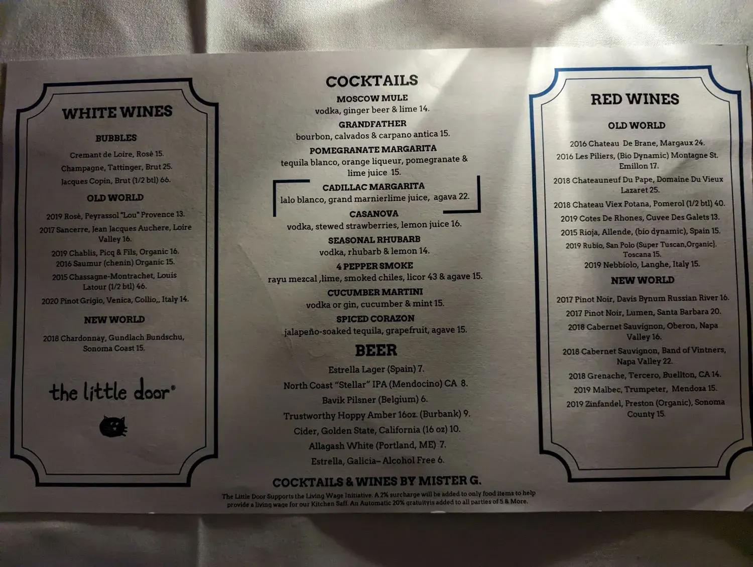 Menu 5