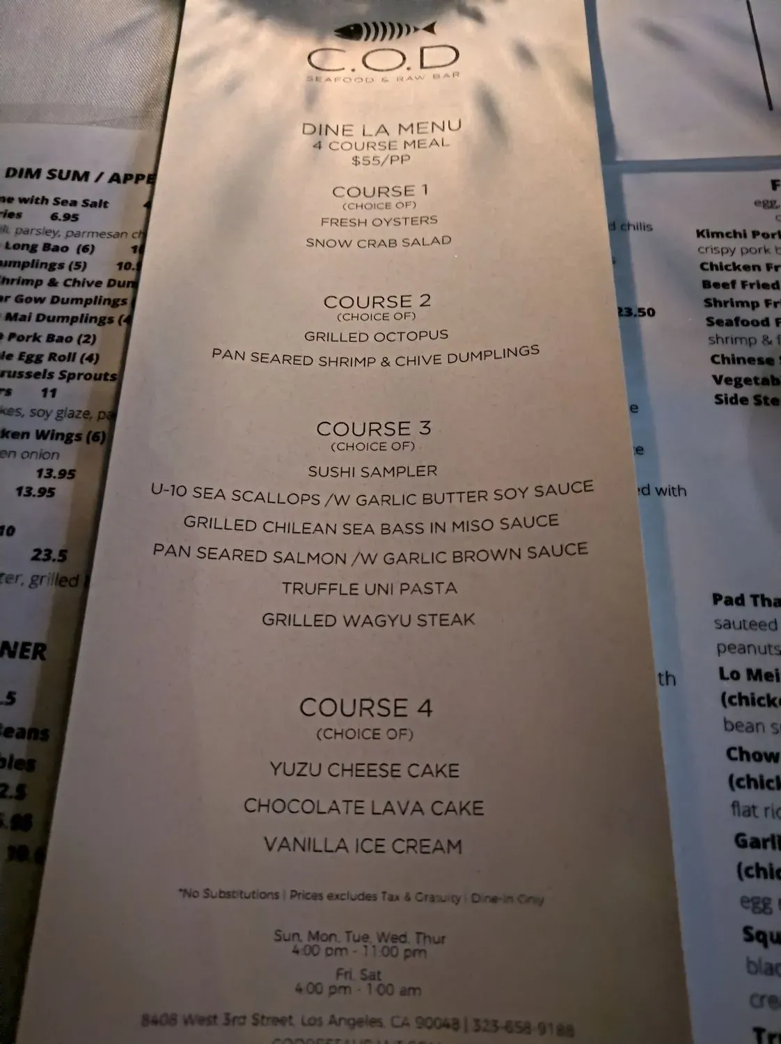 Menu 6