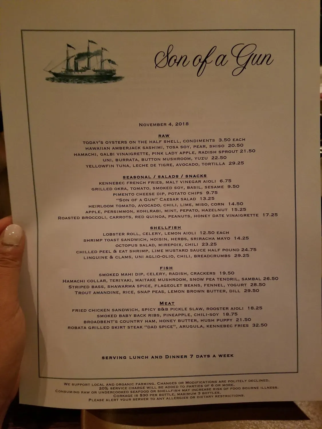 Menu 6