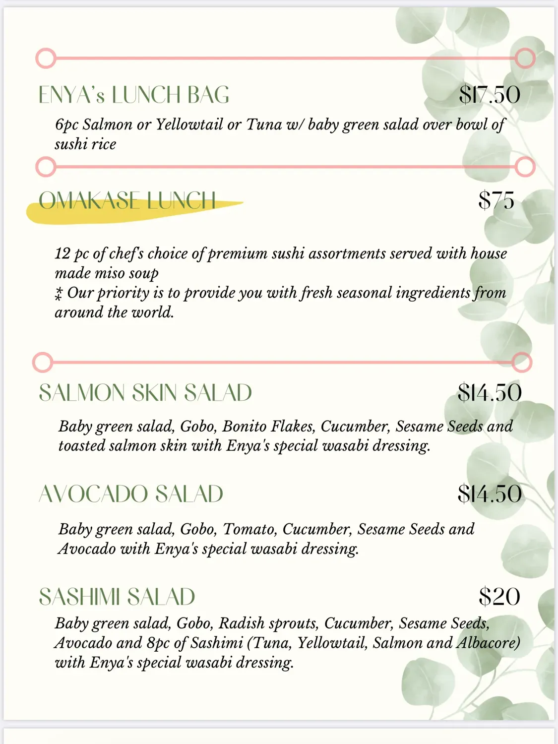 Menu 4