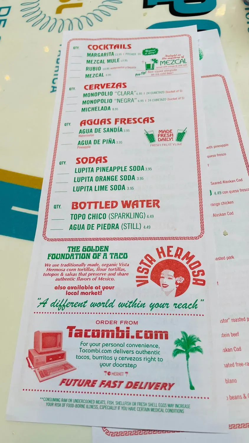 Menu 5