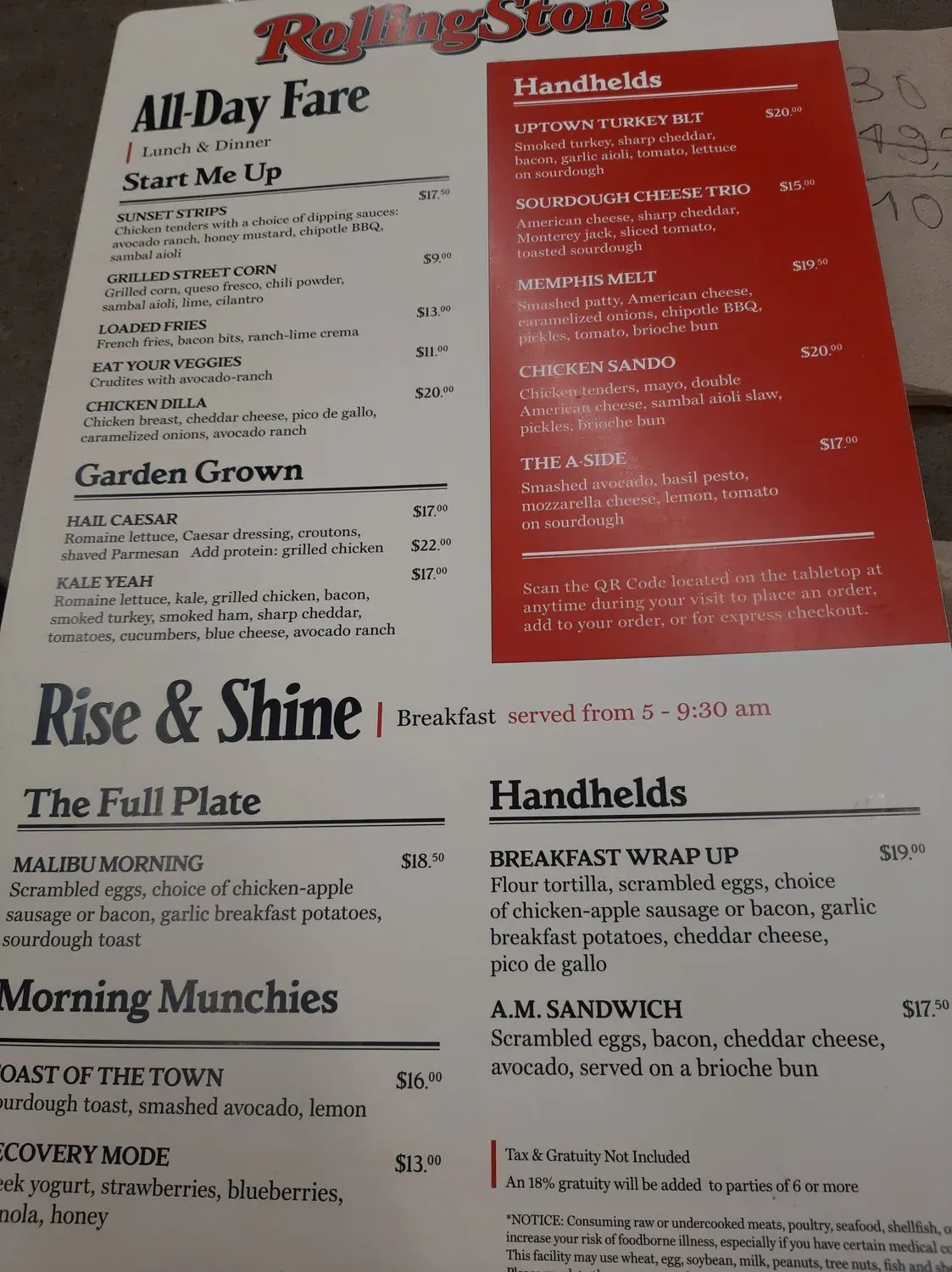 Menu 5