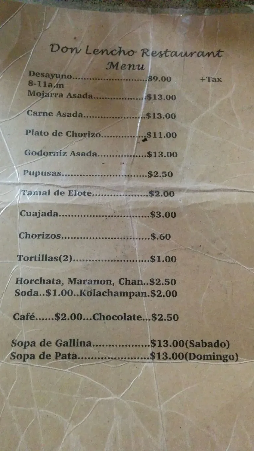 Menu 6