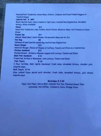 Menu 6