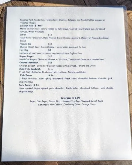 Menu 3