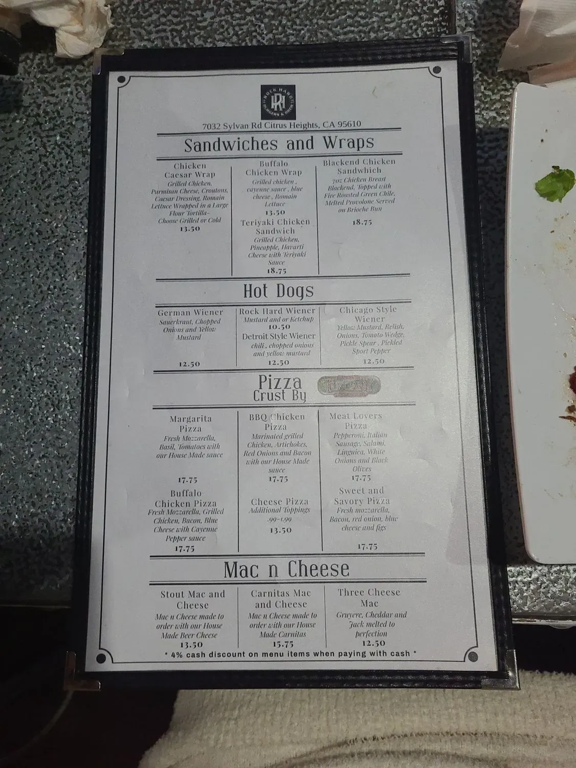 Menu 5