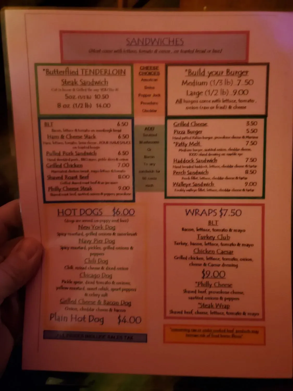 Menu 4