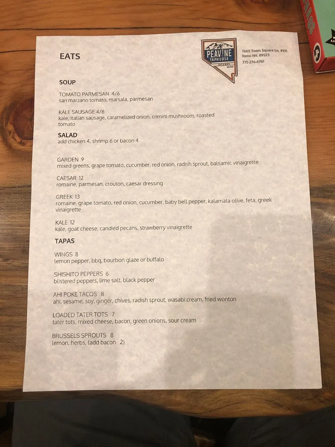 Menu 2