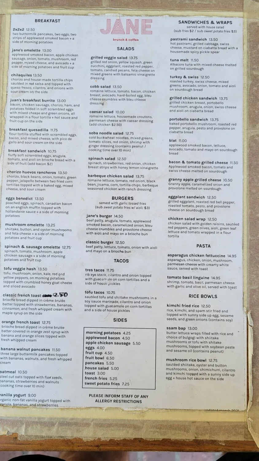 Menu 3