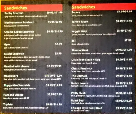 Menu 4