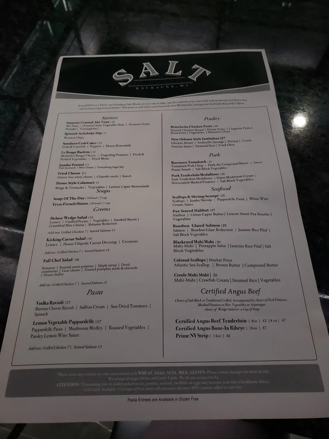 Menu 4