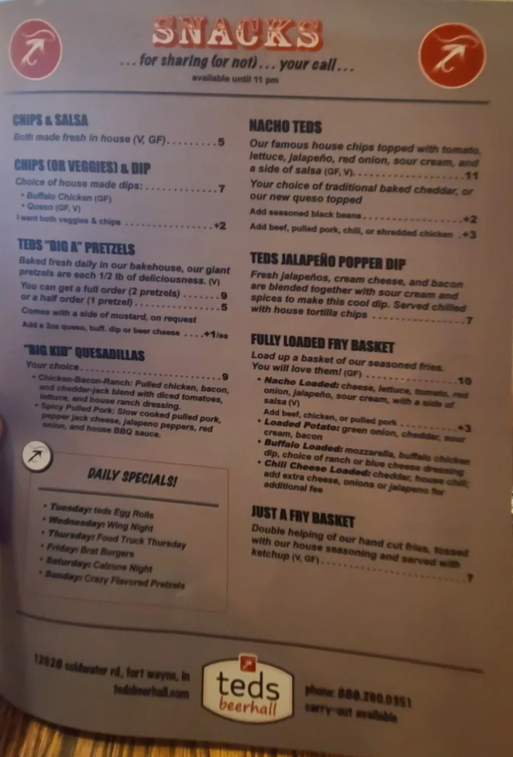 Menu 5