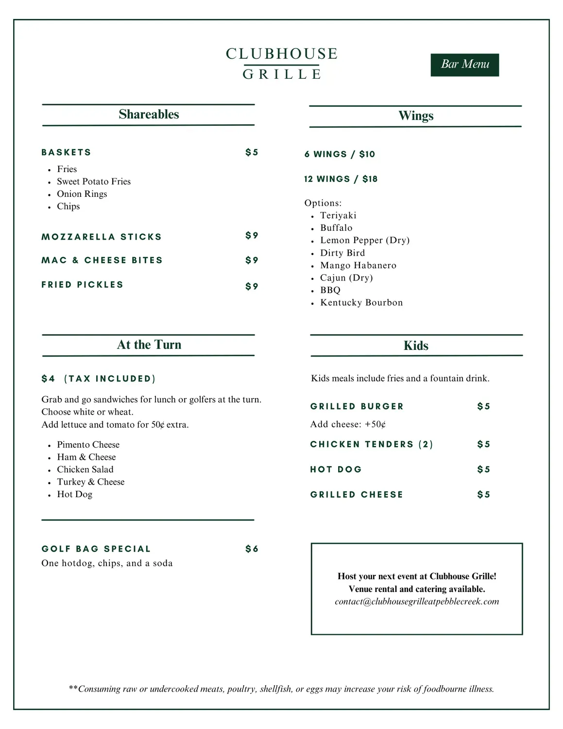 Menu 3