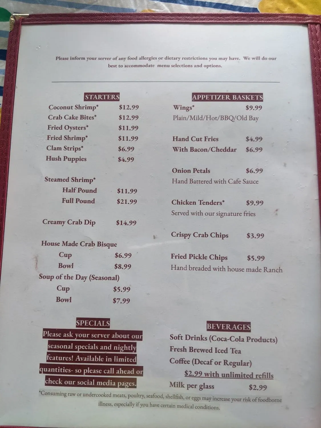 Menu 2