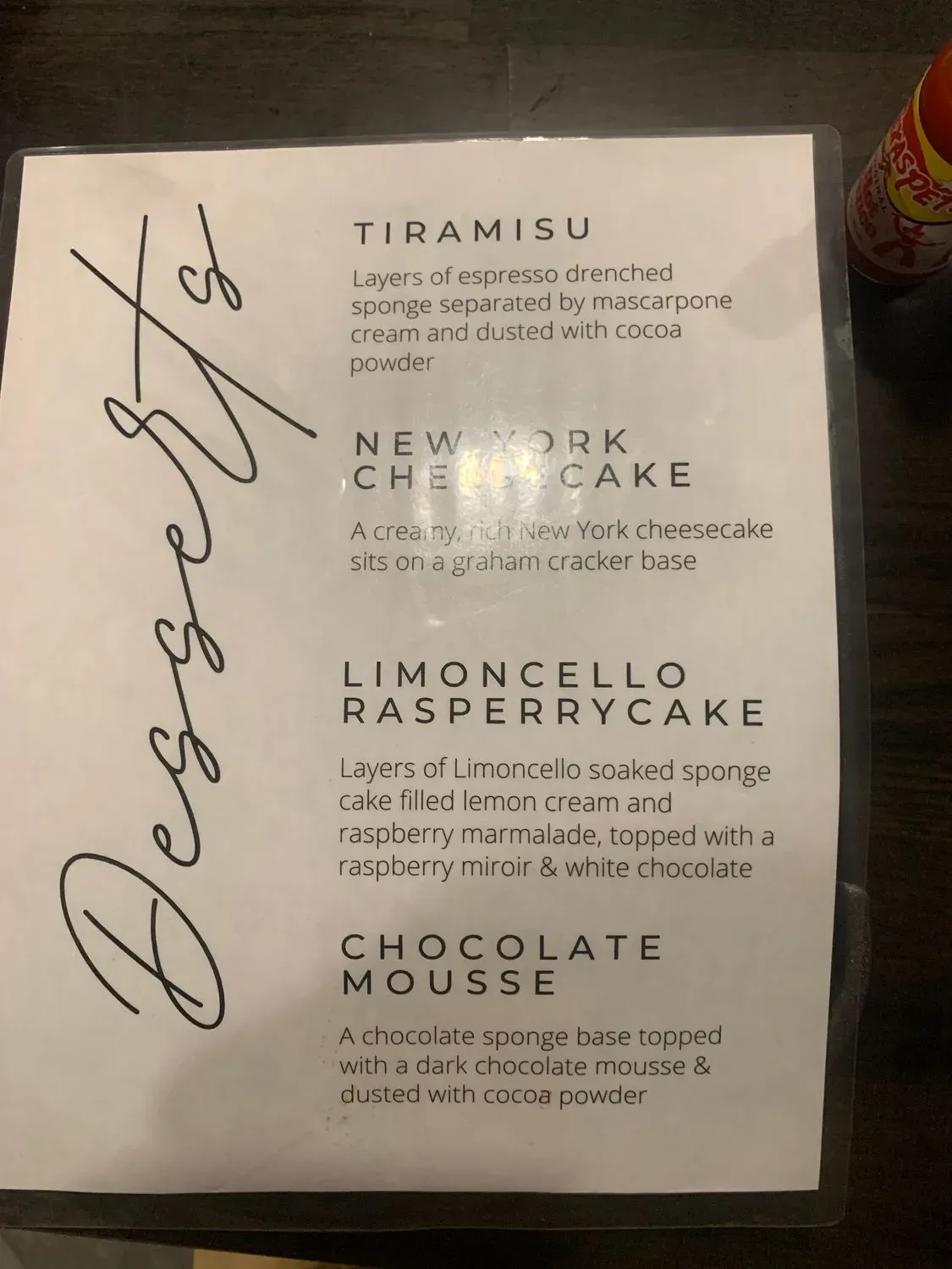 Menu 4