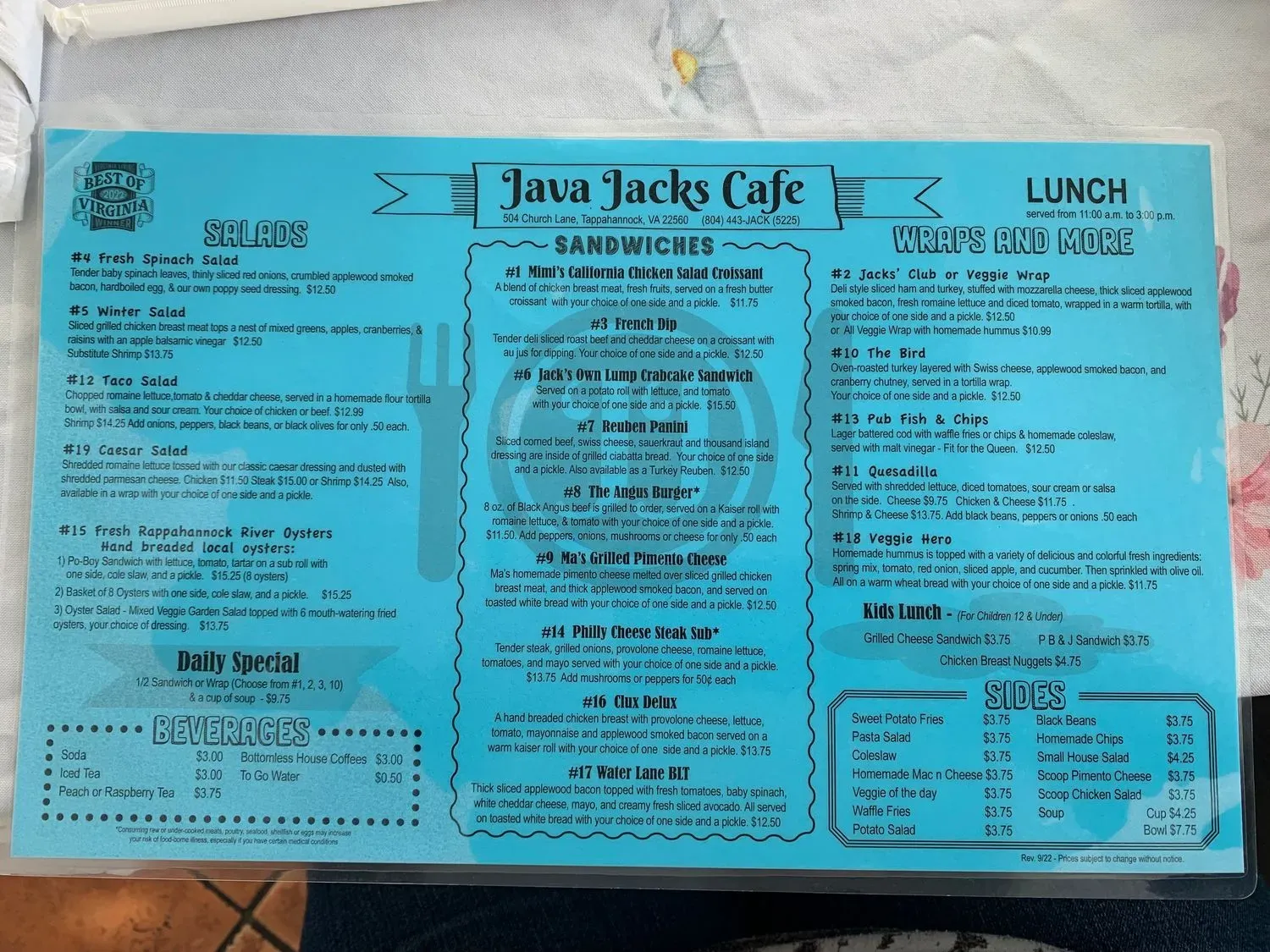 Menu 4