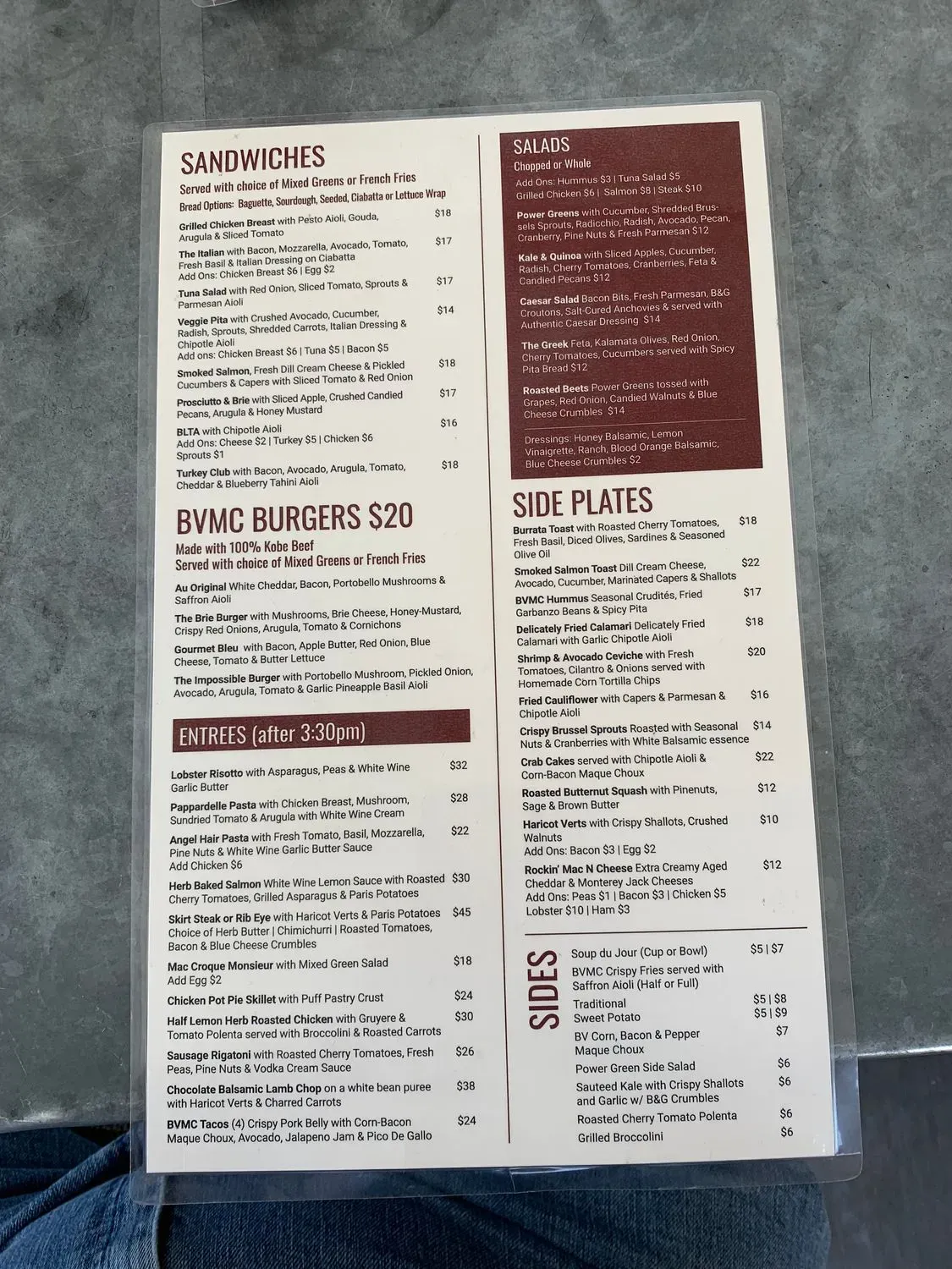 Menu 5