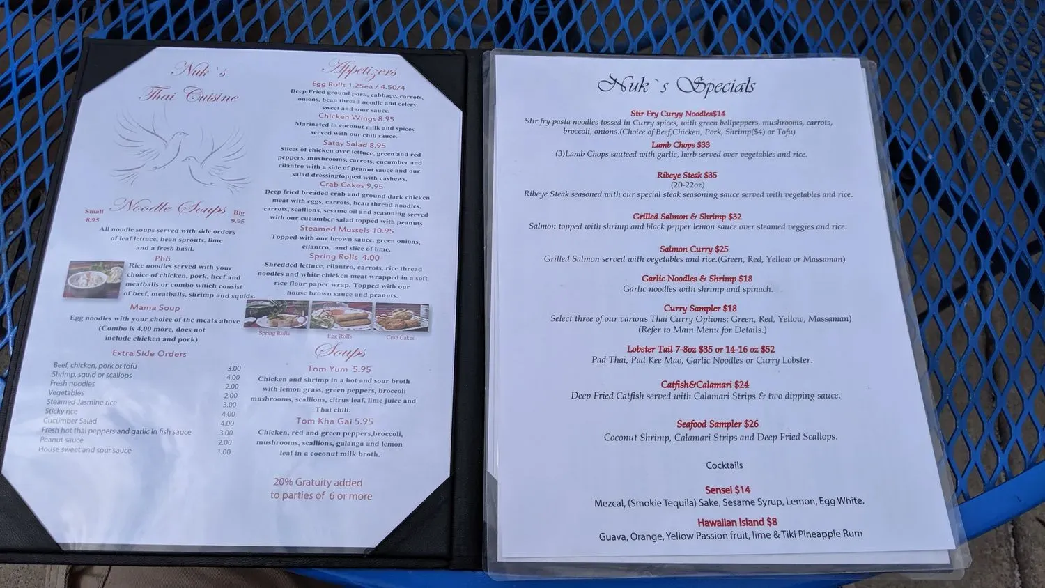 Menu 6