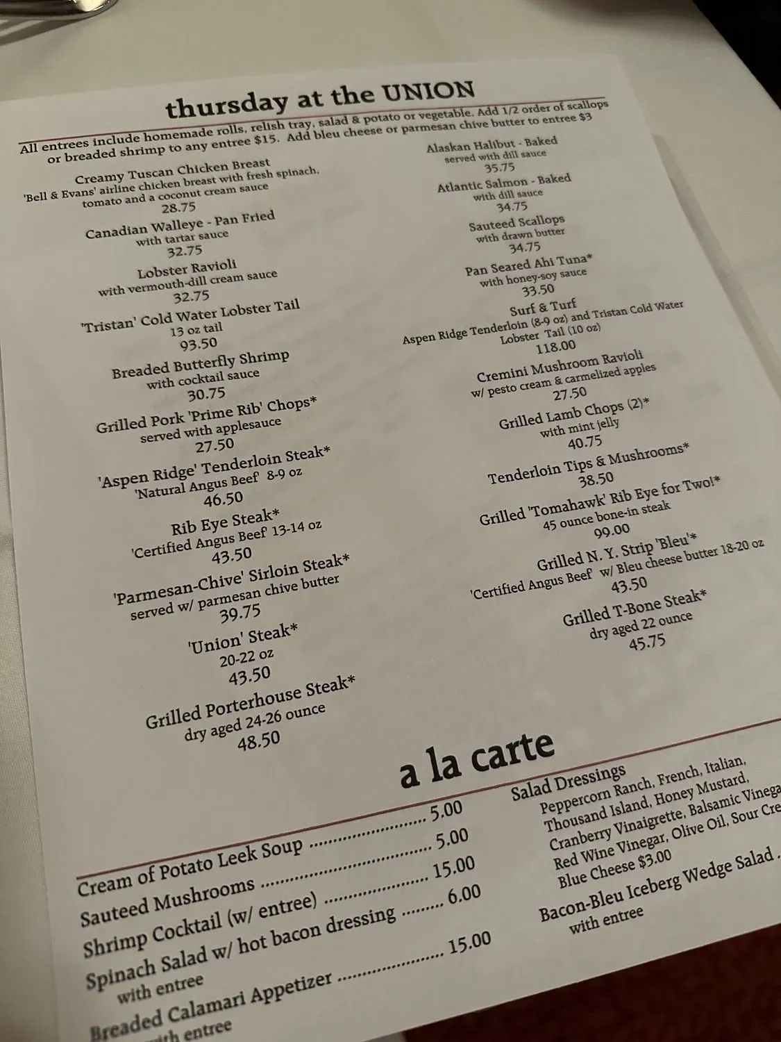 Menu 6