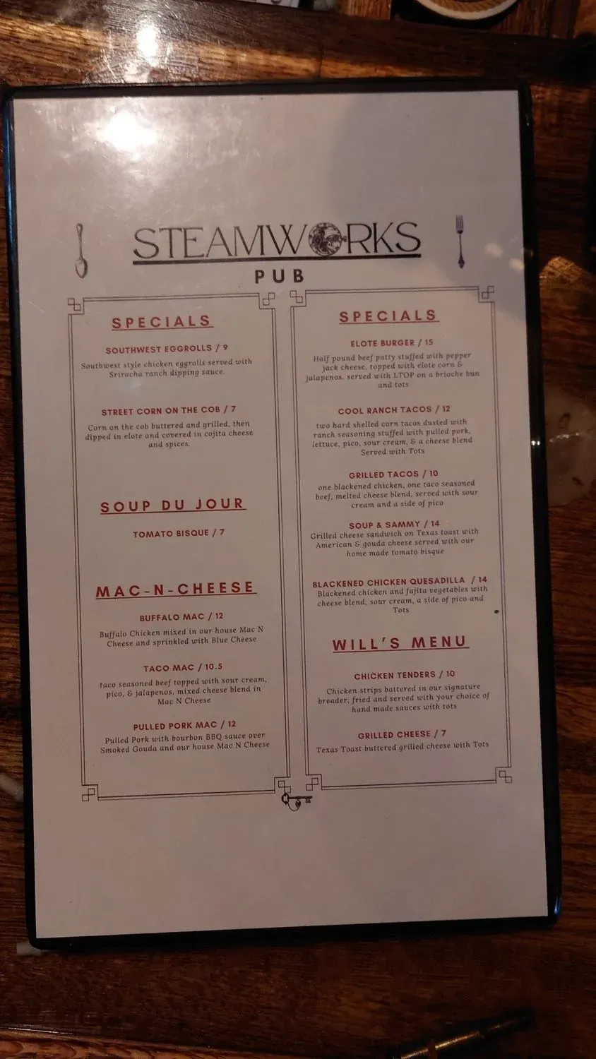 Menu 2