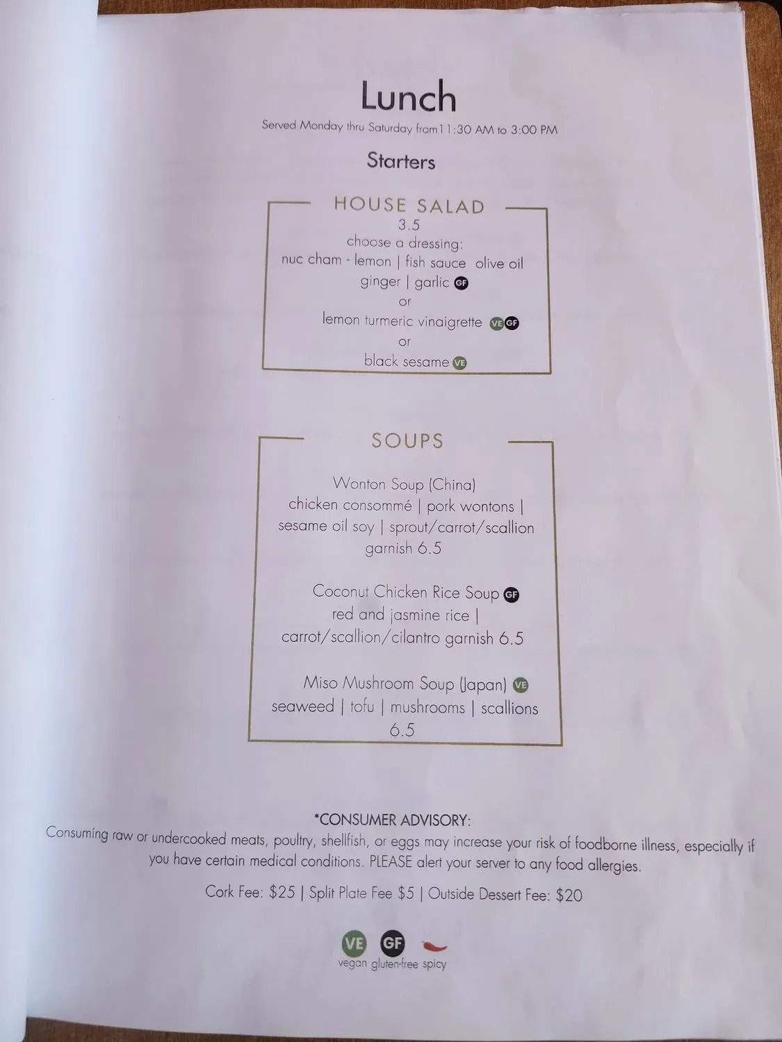 Menu 6