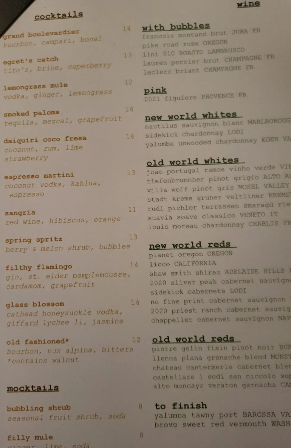 Menu 4