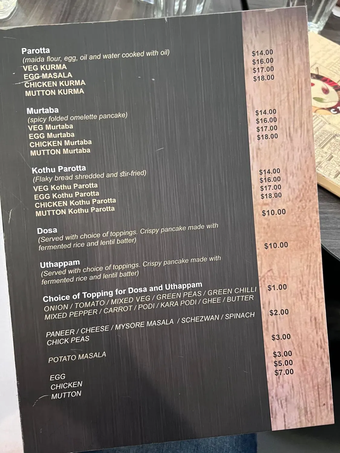 Menu 4