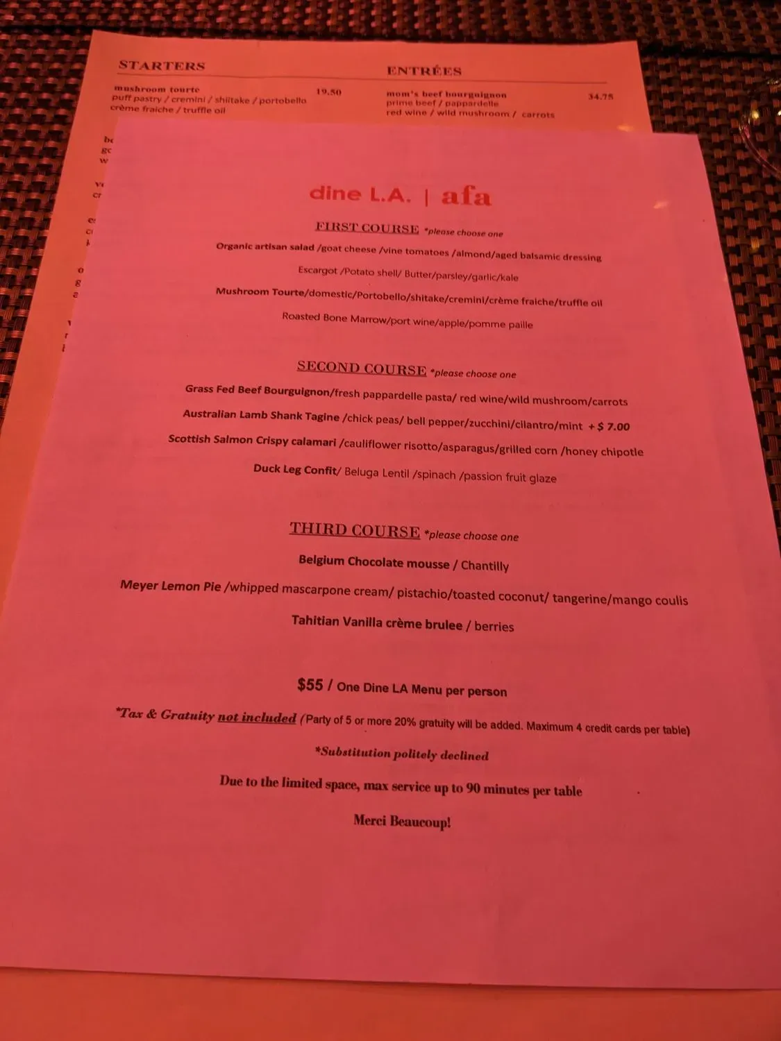 Menu 4