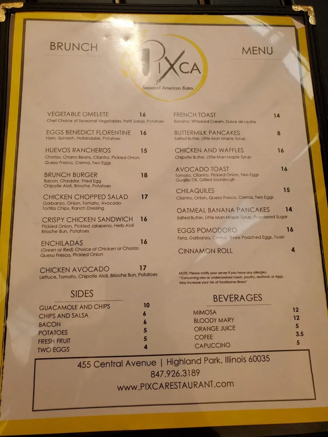 Menu 4