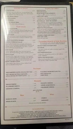 Cafe Bellini North Menu | Garberville, CA | Checkle