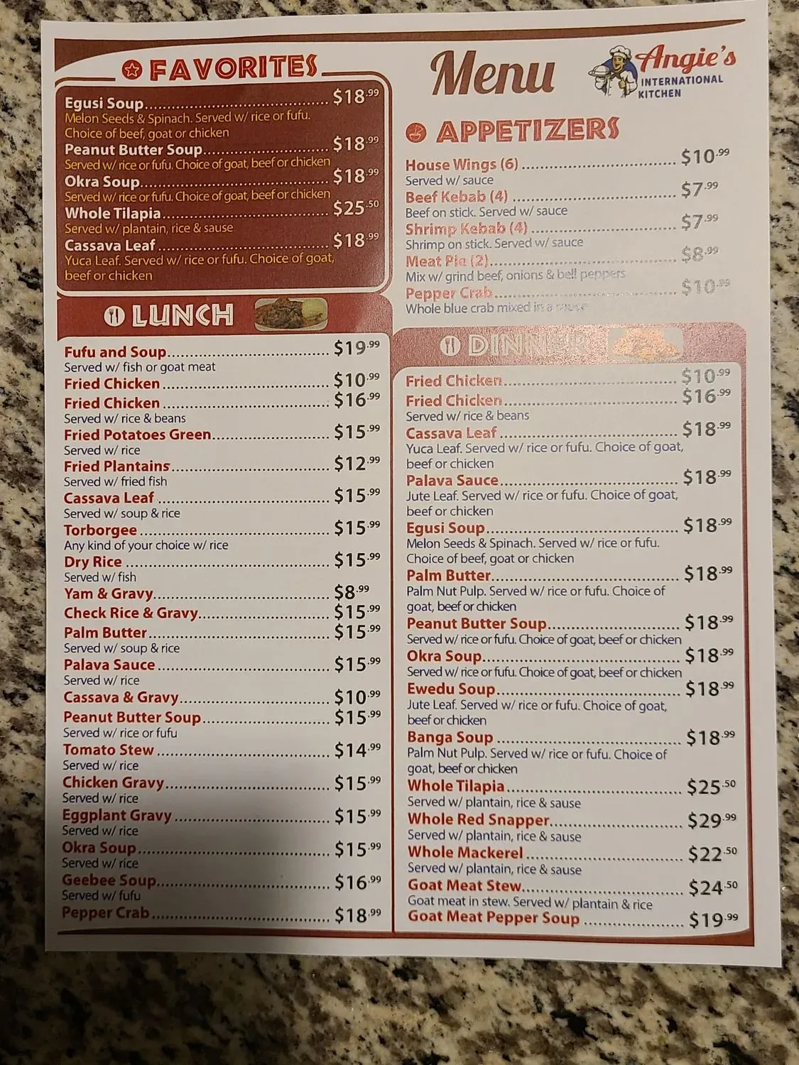 Menu 4