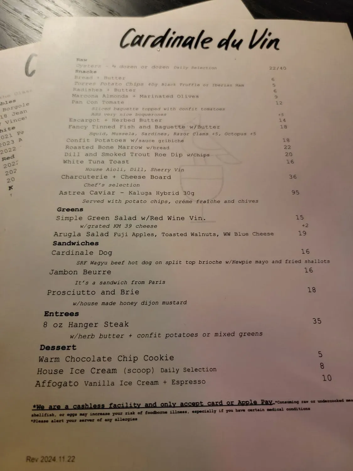 Menu 4