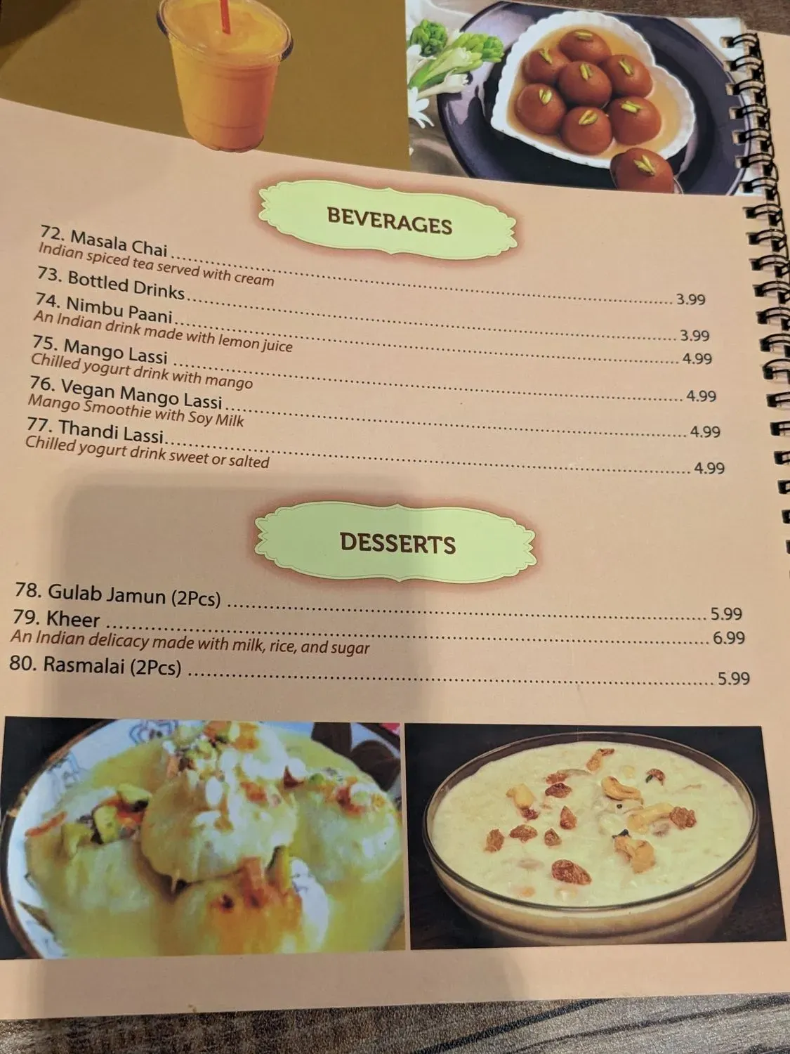 Menu 4