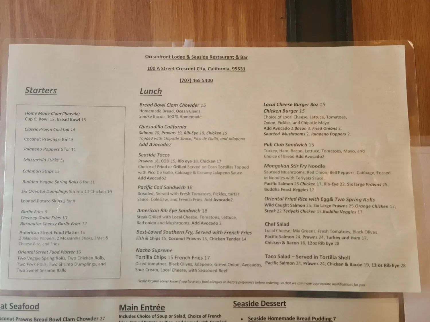 Menu 4