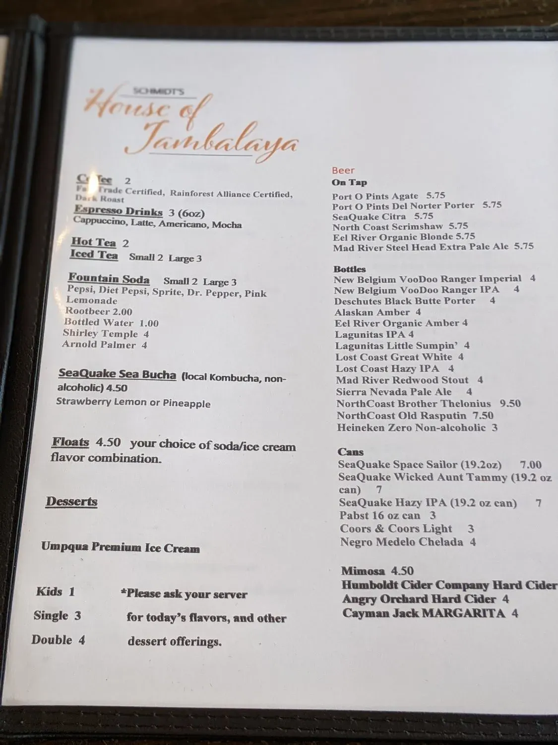 Menu 2