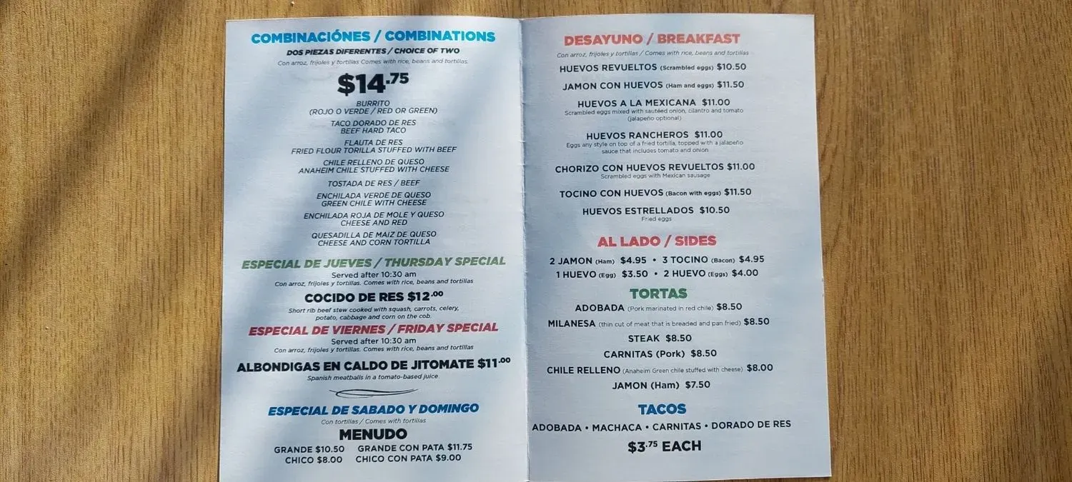 Menu 6