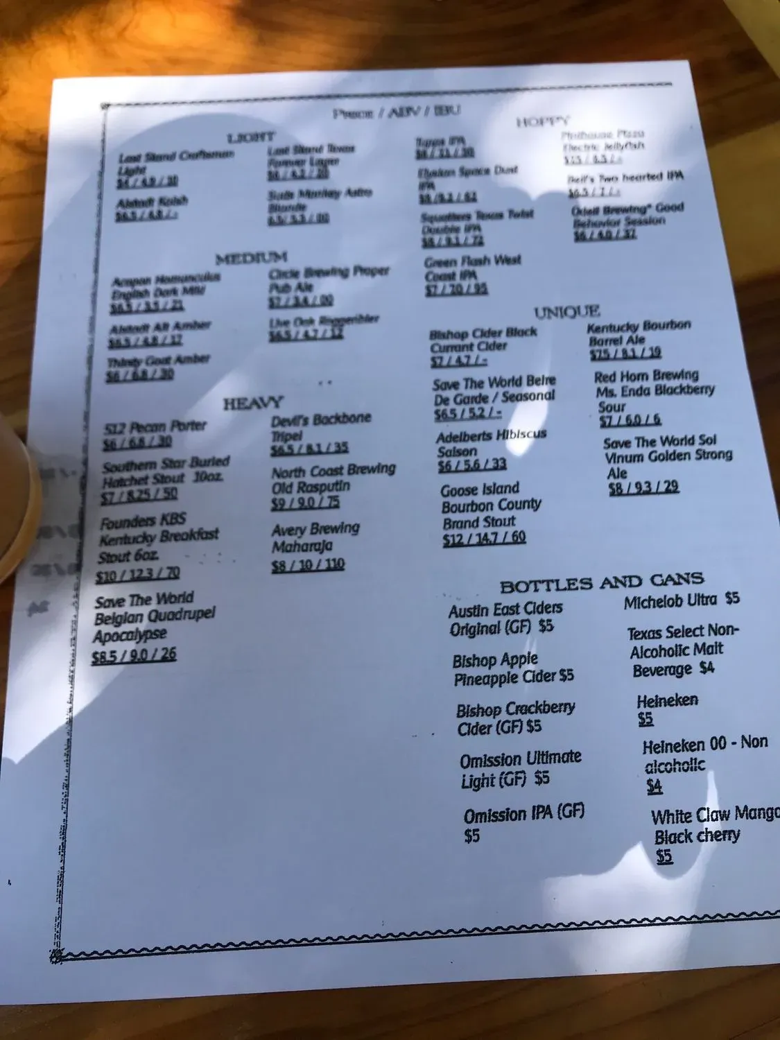 Menu 3