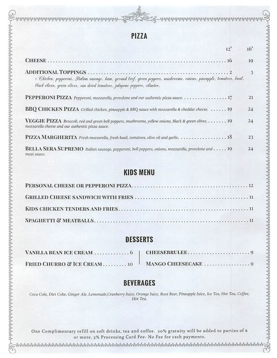 Menu 5