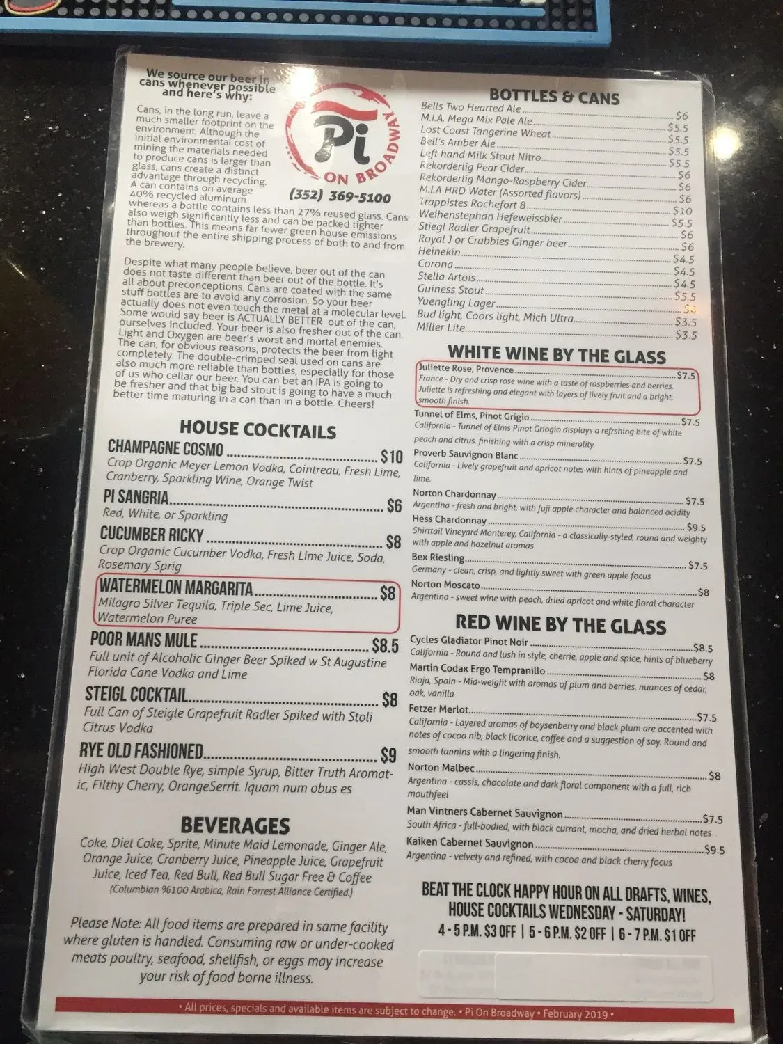 Menu 5