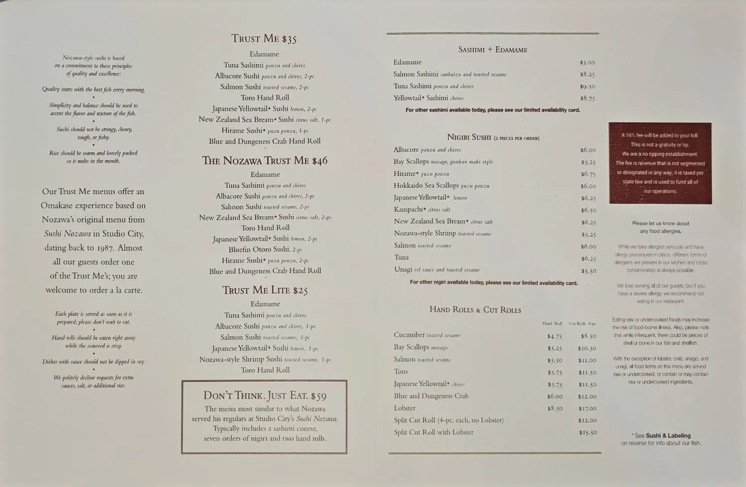 Menu 2