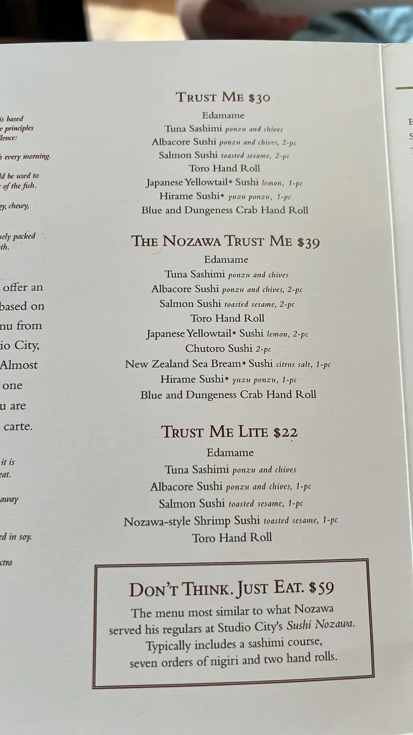 Menu 5