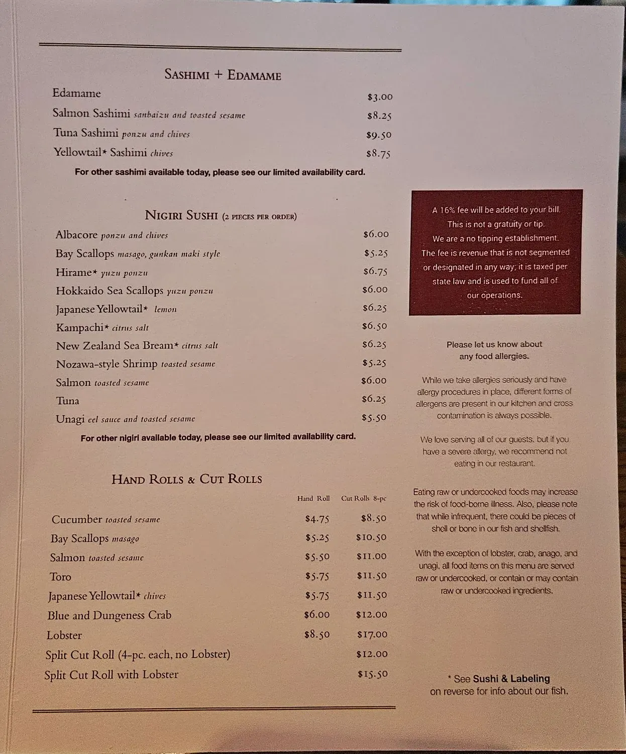 Menu 3