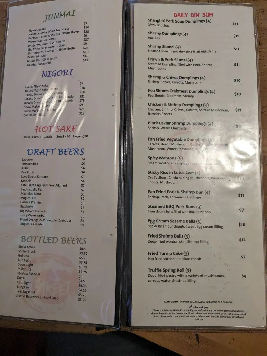 Menu 4