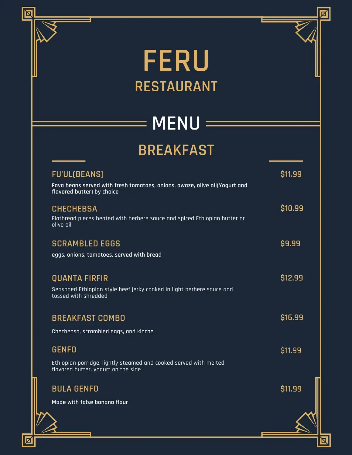 Menu 3