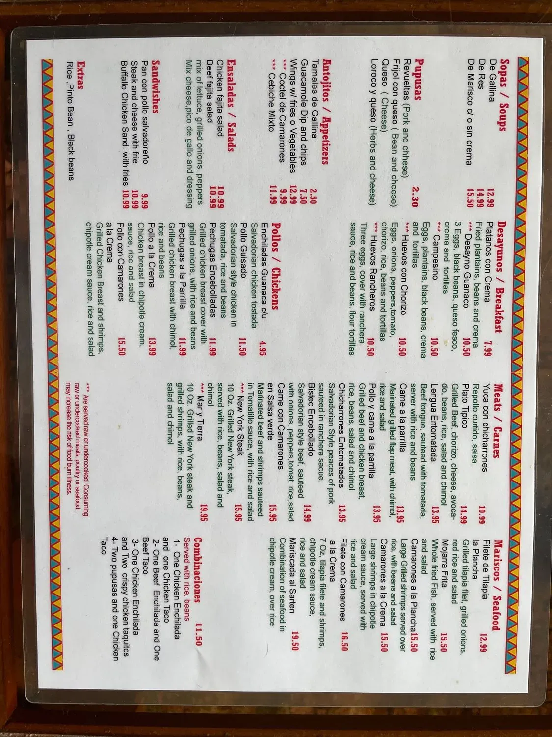 Menu 2