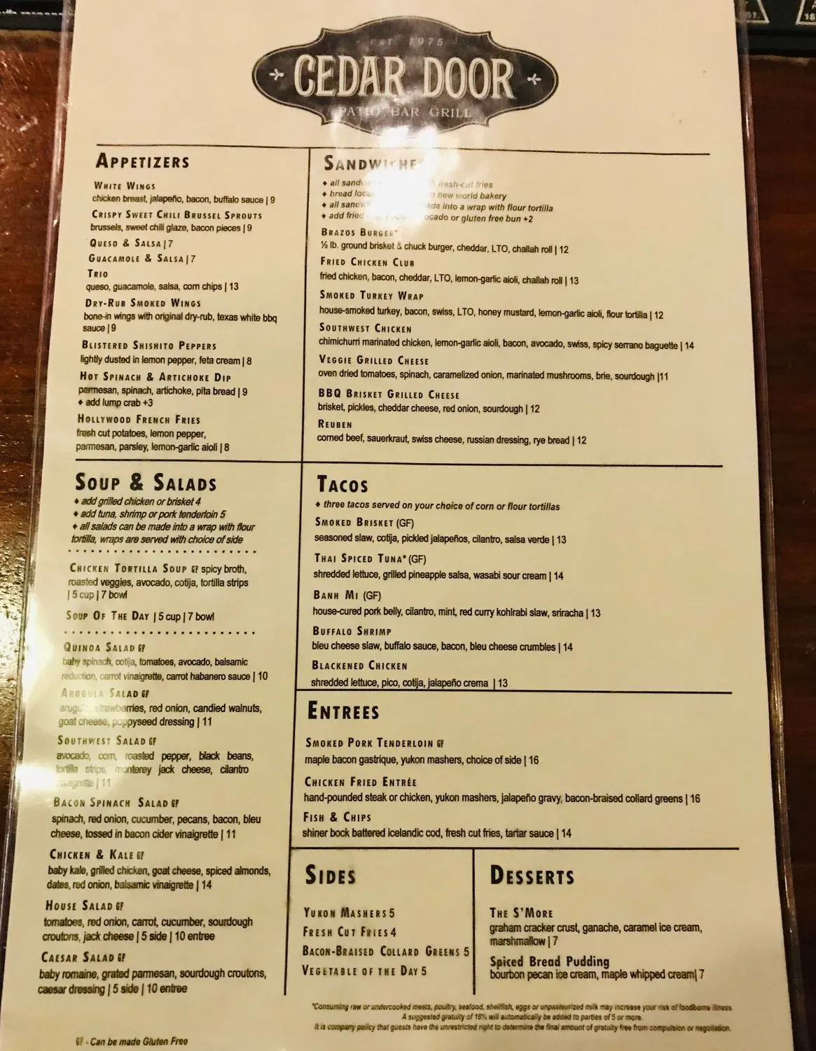 Menu 6