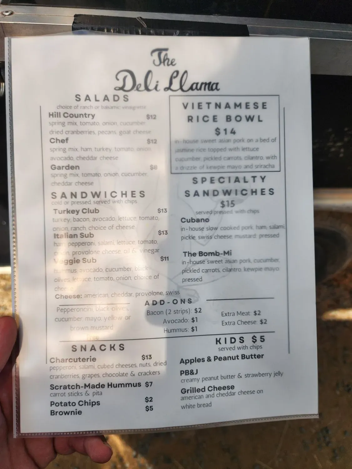 Menu 4