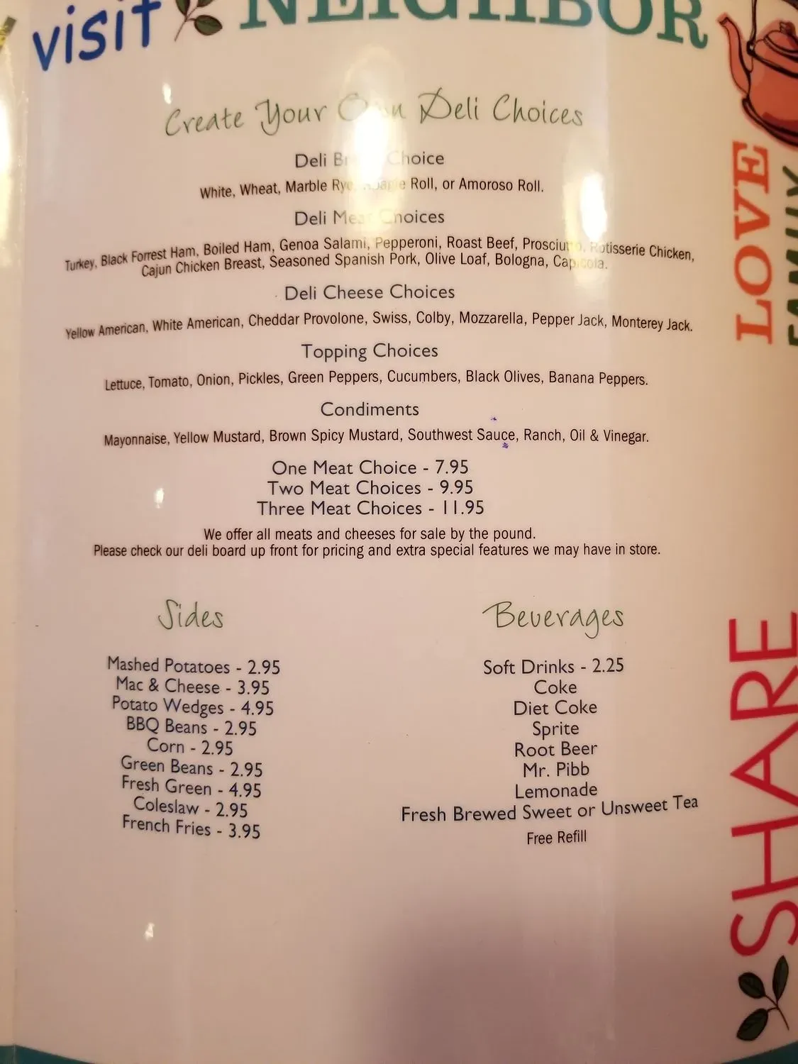 Menu 3