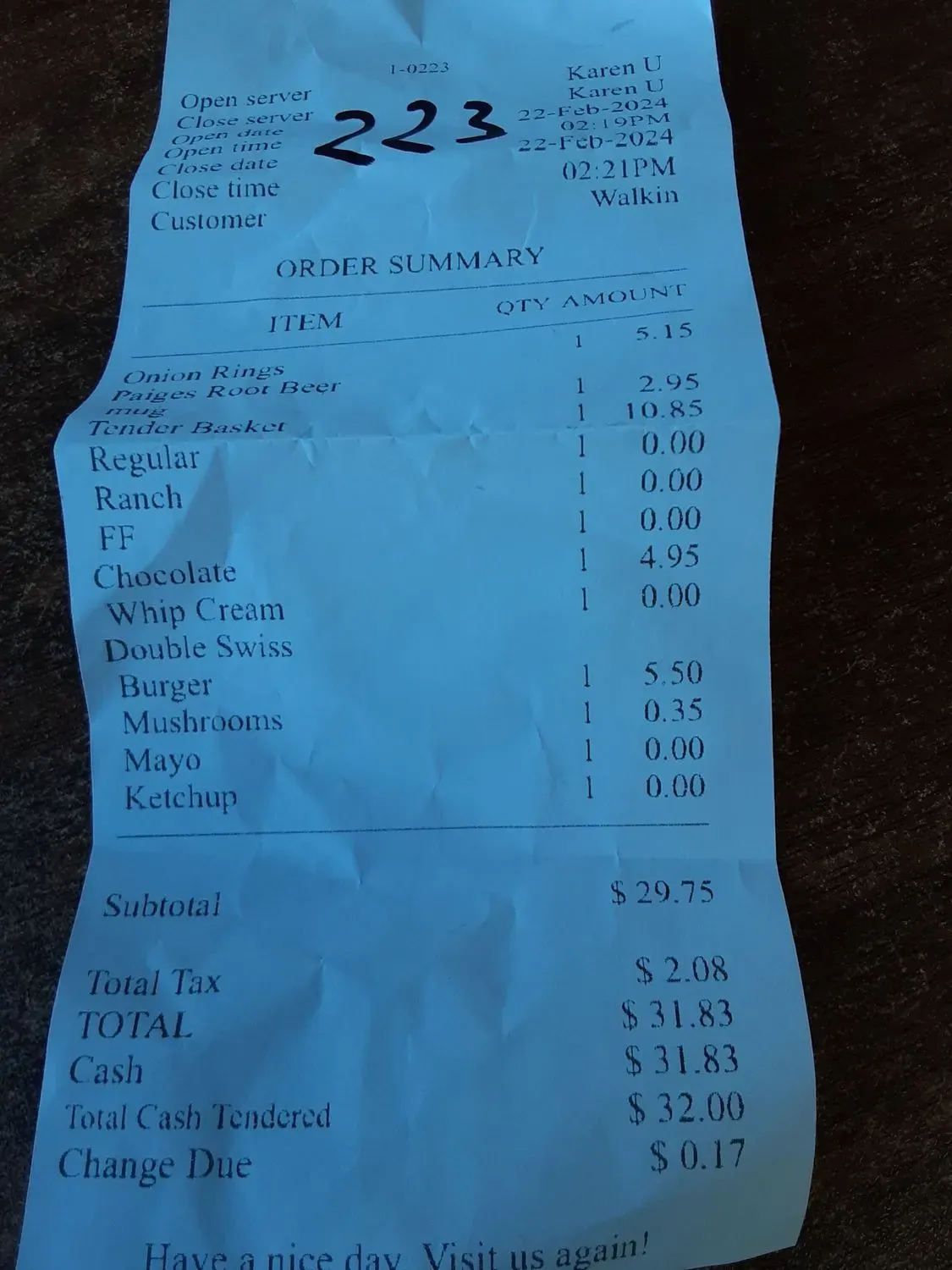 Menu 6